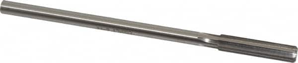 Made in USA - 11/32" Cobalt 6 Flute Chucking Reamer - Straight Flute, 0.2792" Straight Shank, 1-1/2" Flute Length, 6" OAL - Exact Tooling