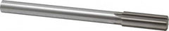 Made in USA - 7/8" Cobalt 8 Flute Chucking Reamer - Straight Flute, 3/4" Straight Shank, 2-5/8" Flute Length, 10" OAL - Exact Tooling