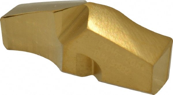 Guhring - Series 1047, 13/16" Diam 140° Replaceable Drill Tip - Carbide, TiN Finish, 2.1 Seat Size, Through Coolant - Exact Tooling