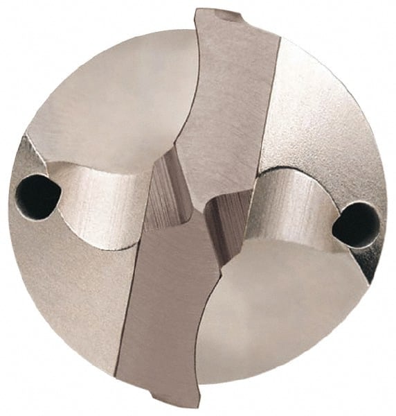 Guhring - Series 2747, 57/64" Diam 140° Replaceable Drill Tip - Carbide, Uncoated, 3.1 Seat Size, Through Coolant - Exact Tooling