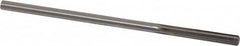 Made in USA - #3 Cobalt 6 Flute Chucking Reamer - Straight Flute, 0.2075" Straight Shank, 1-1/4" Flute Length, 5" OAL - Exact Tooling