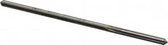 Made in USA - #22 Cobalt 6 Flute Chucking Reamer - Straight Flute, 0.151" Straight Shank, 1" Flute Length, 4" OAL - Exact Tooling
