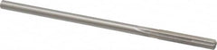 Made in USA - Letter A Cobalt 6 Flute Chucking Reamer - Straight Flute, 0.2265" Straight Shank, 1-1/2" Flute Length, 6" OAL - Exact Tooling
