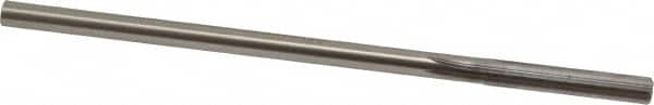 Made in USA - Letter F Cobalt 6 Flute Chucking Reamer - Straight Flute, 1/4" Straight Shank, 1-1/2" Flute Length, 6" OAL - Exact Tooling