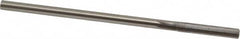 Made in USA - Letter F Cobalt 6 Flute Chucking Reamer - Straight Flute, 1/4" Straight Shank, 1-1/2" Flute Length, 6" OAL - Exact Tooling