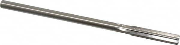 Made in USA - Letter R Cobalt 6 Flute Chucking Reamer - Straight Flute, 0.2792" Straight Shank, 1-1/2" Flute Length, 6" OAL - Exact Tooling