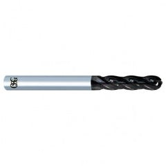 1/4" Dia. - 2-1/2" OAL - Diamond CBD - Ball End SE EM - 4 FL - Exact Tooling