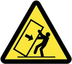 NMC - ISO Label - Black & Yellow, 2" Long x 2" High, Sign Muscle Finish - Exact Tooling