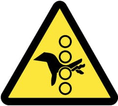 NMC - ISO Label - Black & Yellow, 2" Long x 2" High, Sign Muscle Finish - Exact Tooling