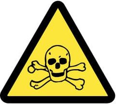 NMC - ISO Label - Black & Yellow, 2" Long x 2" High, Sign Muscle Finish - Exact Tooling