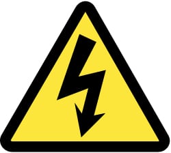 NMC - ISO Label - Black & Yellow, 2" Long x 2" High, Sign Muscle Finish - Exact Tooling