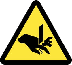 NMC - ISO Label - Black & Yellow, 4" Long x 4" High, Sign Muscle Finish - Exact Tooling