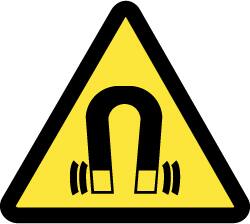 NMC - ISO Label - Black & Yellow, 4" Long x 4" High, Sign Muscle Finish - Exact Tooling