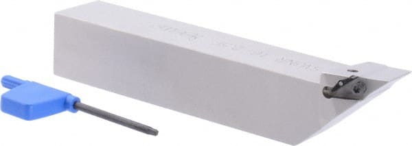 Iscar - SVJN, Right Hand Cut, 1" Shank Height x 1" Shank Width, Negative Rake Indexable Turning Toolholder - 6" OAL, VN.. Insert Compatibility, Series Isoturn - Exact Tooling