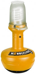 Probuilt Lighting - 85 Watt, Electric, Fluorescent Portable Floor Work Light - 5' Cord, 1 Head, 5,000 Lumens, Plastic, 27" High - Exact Tooling