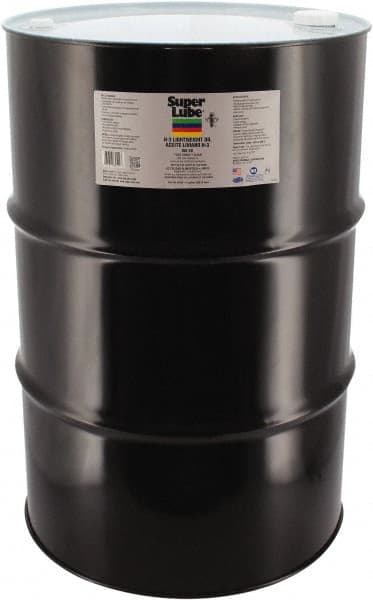 Synco Chemical - 55 Gal Drum Synthetic Multi-Purpose Oil - -12 to 121°F, SAE 80W, ISO 68, 72-79.5 cSt at 40°C, Food Grade - Exact Tooling