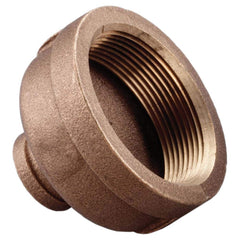 Merit Brass - Brass & Chrome Pipe Fittings Type: Reducing Coupling Fitting Size: 2 x 1-1/2 - Exact Tooling