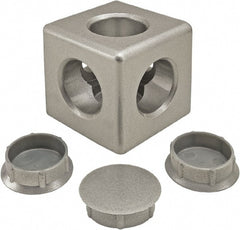 80/20 Inc. - 45mm Wide, Open Shelving Accessory/Component - Aluminum, Lacquered Finish, 45mm Long, Use with 45 Series - Exact Tooling