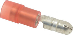 3M - 22 to 18 AWG Crimp Bullet Connector - Red Nylon Insulation - Exact Tooling