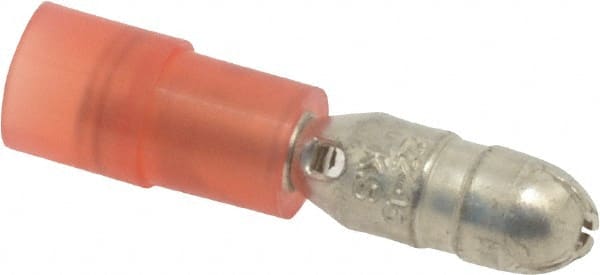 3M - 22 to 18 AWG Crimp Bullet Connector - Red Nylon Insulation - Exact Tooling