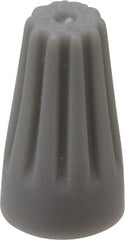 3M - 3, 22 to 2, 16 AWG, 300 Volt, Fire Resistant, Standard Twist on Wire Connector - Gray, 221°F - Exact Tooling