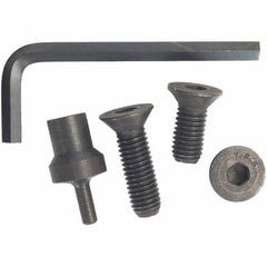 Merit Abrasives - Flap Wheel Adapter - 1/4" Shank Diam, Compatible With 4-8" Diam Flap Wheels - Exact Tooling