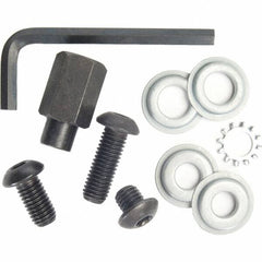 Merit Abrasives - Flap Wheel Adapter - 5/8-11 Thread, Compatible With 4-8" Diam Flap Wheels - Exact Tooling