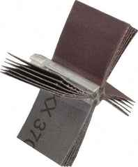 Merit Abrasives - 120 Grit, Coated, Aluminum Oxide Bore Polisher - Fine Grade, 16,000 RPM, Polishes Bores with 2-1/8 to 2-1/2" Diam - Exact Tooling