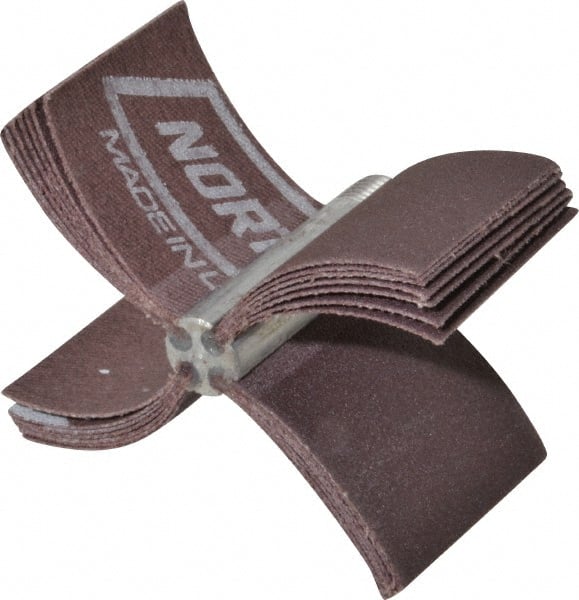 Merit Abrasives - 180 Grit, Coated, Aluminum Oxide Bore Polisher - Very Fine Grade, 16,000 RPM, Polishes Bores with 2-1/8 to 2-1/2" Diam - Exact Tooling