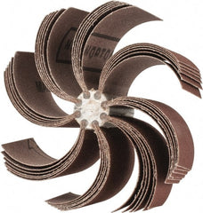 Merit Abrasives - 120 Grit, Coated, Aluminum Oxide Bore Polisher - Fine Grade, 8,000 RPM, Polishes Bores with 4-1/4 to 5-1/4" Diam - Exact Tooling