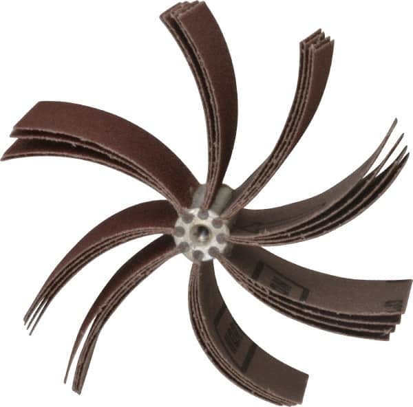 Merit Abrasives - 60 Grit, Coated, Aluminum Oxide Bore Polisher - Medium Grade, 8,000 RPM, Polishes Bores with 5-1/4 to 5-7/8" Diam - Exact Tooling