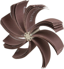 Merit Abrasives - 180 Grit, Coated, Aluminum Oxide Bore Polisher - Very Fine Grade, 8,000 RPM, Polishes Bores with 5-1/4 to 5-7/8" Diam - Exact Tooling