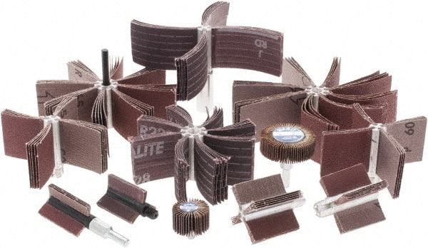 Merit Abrasives - Bore Polisher Test Kit - Polishes Bores with 1 to 5" Diam - Exact Tooling