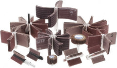 Merit Abrasives - Bore Polisher Test Kit - Polishes Bores with 1 to 5" Diam - Exact Tooling