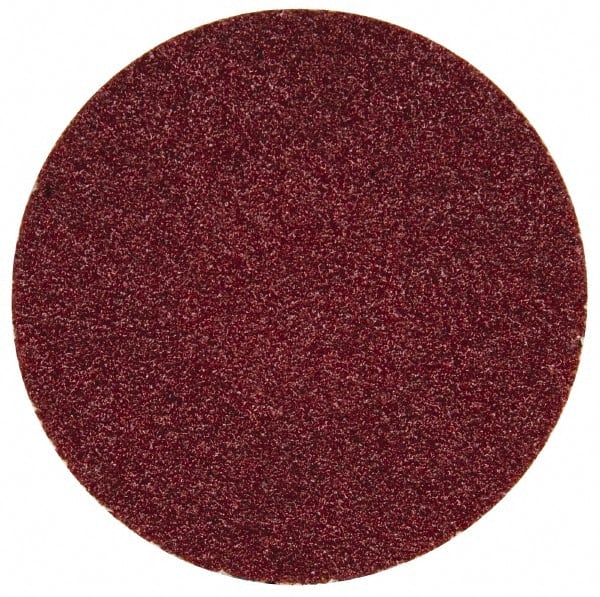 Merit Abrasives - 1-1/2" Disc Diam, 100 Grit, Zirconia Alumina Quick Change Disc - Type R Attaching System, Coated, Blue, Fine Grade, 30,000 RPM - Exact Tooling