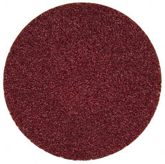 Merit Abrasives - 1-1/2" Disc Diam, 100 Grit, Zirconia Alumina Quick Change Disc - Type R Attaching System, Coated, Blue, Fine Grade, 30,000 RPM - Exact Tooling