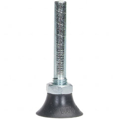 Merit Abrasives - 2" Diam Quick-Change Type P Disc Backing Pad - 1/4" Shank Diam, Soft Density, 30,000 RPM, Power-Lock Type 1 Compatible - Exact Tooling