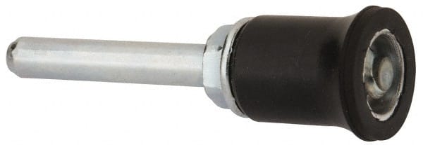 Merit Abrasives - 3/4" Diam Quick-Change Disc Backing Pad - 1/4" Shank Diam, 40,000 RPM, Power-Lock Type 2 Compatible - Exact Tooling