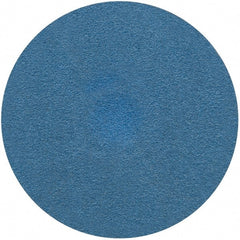 Merit Abrasives - 3" Disc Diam, 80 Grit, Zirconia Alumina Quick Change Disc - Type S Attaching System, Coated, Blue, Medium Grade, 20,000 RPM - Exact Tooling