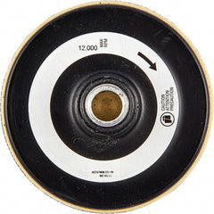 Merit Abrasives - 4" Diam Hook & Loop Disc Backing Pad - 13,000 RPM - Exact Tooling