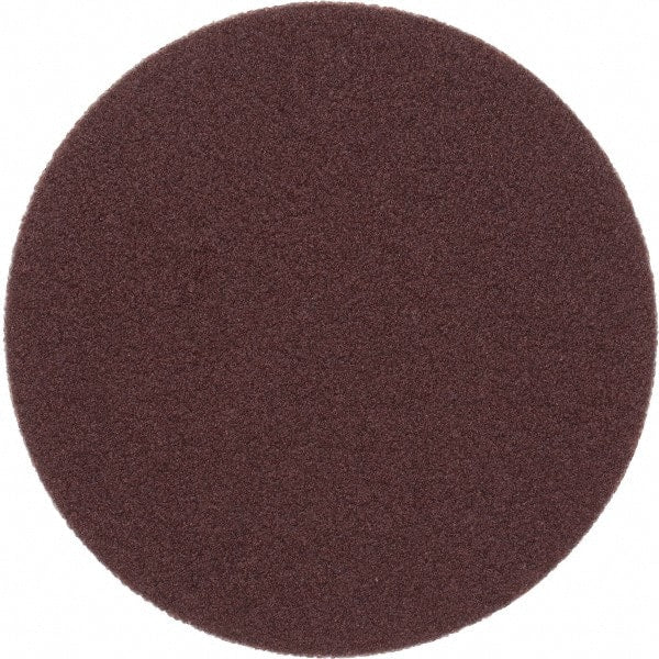 Merit Abrasives - 2" Diam, 120 Grit Aluminum Oxide Adhesive PSA Disc - Medium Grade, Black, Cloth Backing, Flexible - Exact Tooling