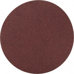 Merit Abrasives - 3" Diam, 100 Grit Aluminum Oxide Adhesive PSA Disc - Medium Grade, Black, Cloth Backing, Flexible - Exact Tooling