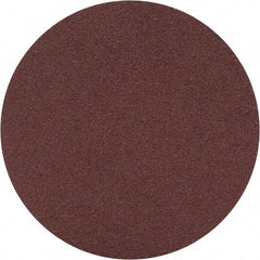 Merit Abrasives - 3" Diam, 120 Grit Aluminum Oxide Adhesive PSA Disc - Medium Grade, Black, Cloth Backing, Flexible - Exact Tooling