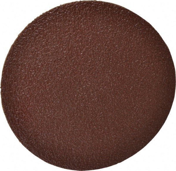 Merit Abrasives - 5" Diam, 36 Grit Aluminum Oxide Adhesive PSA Disc - Very Coarse, Black, Cloth Backing, Flexible - Exact Tooling