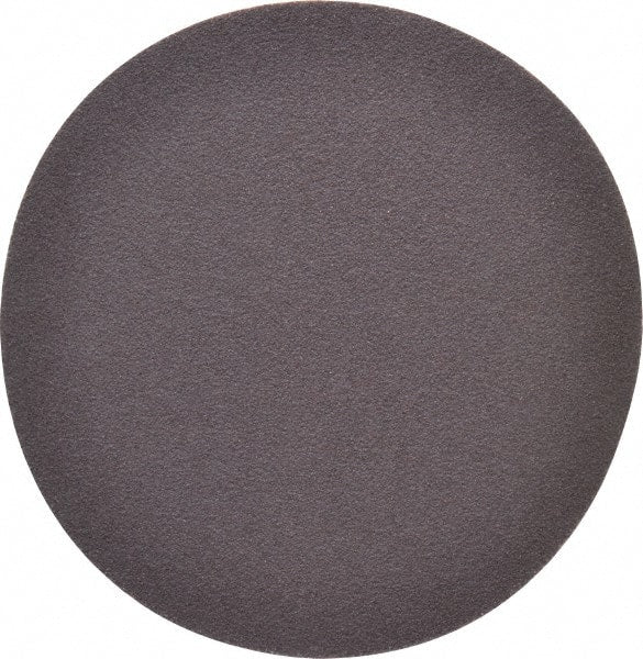 Merit Abrasives - 5" Diam, 80 Grit Aluminum Oxide Adhesive PSA Disc - Coarse Grade, Black, Cloth Backing, Flexible - Exact Tooling