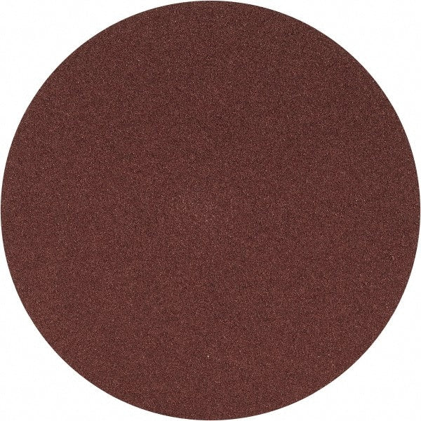 Merit Abrasives - 5" Diam, 100 Grit Aluminum Oxide Adhesive PSA Disc - Medium Grade, Black, Cloth Backing, Flexible - Exact Tooling