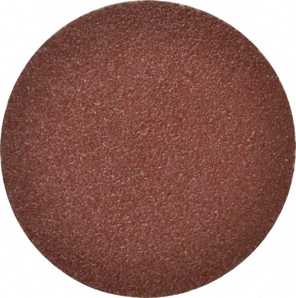 Merit Abrasives - 6" Diam, 24 Grit Aluminum Oxide Adhesive PSA Disc - Very Coarse, Black, Cloth Backing, Flexible - Exact Tooling