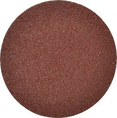 Merit Abrasives - 6" Diam, 24 Grit Aluminum Oxide Adhesive PSA Disc - Very Coarse, Black, Cloth Backing, Flexible - Exact Tooling