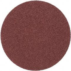 Merit Abrasives - 6" Diam, 36 Grit Aluminum Oxide Adhesive PSA Disc - Very Coarse, Black, Cloth Backing, Flexible - Exact Tooling