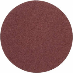 Merit Abrasives - 6" Diam, 50 Grit Aluminum Oxide Adhesive PSA Disc - Coarse Grade, Black, Cloth Backing, Flexible - Exact Tooling